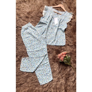  Bộ 9 tấc mango họa tiêt hoa nhí dễ thương đang hót cusbis shop 