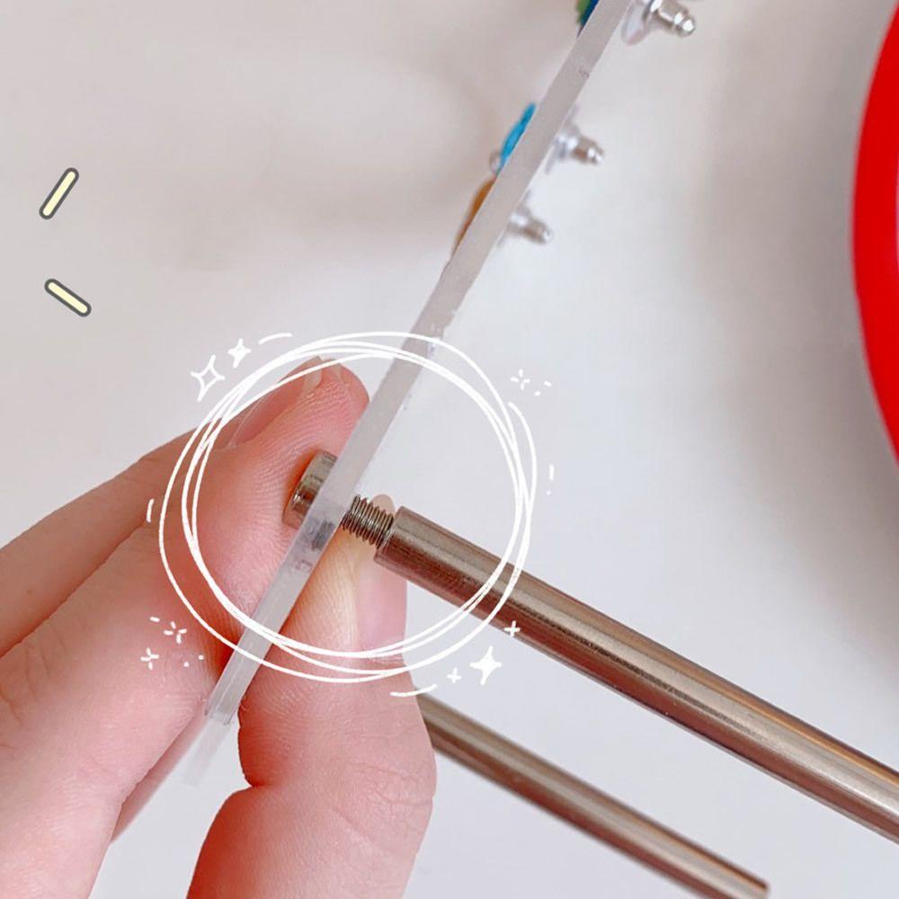 DANILO Hộp Đựng Bông Tai Trong Suốt Thắt Nơ Bằng Acrylic Kiểu Hàn Quốc Dễ Thương Cho Bạn Gái