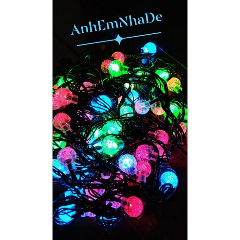 Đèn nháy Bi BỌT , led nháy Đèn bi bọt dây đen, dây điện bọc nhựa đen chất lượng cao cấp nhiều màu,