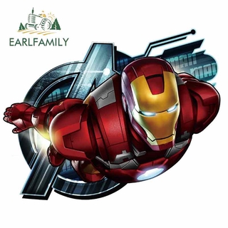 Earlfamily Miếng Dán Xe Chống Trầy Xước Cho Người Sắt Hoạt Hình Decal Ván Lướt Sóng Tự Động Tủ Lạnh Kiểu Dáng Xe Dài Nhất Bên Là 13cm