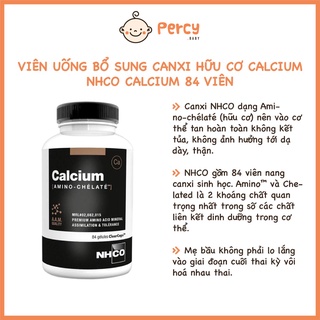 Viên uống bổ sung canxi hữu cơ calcium nhco calcium 84 viên