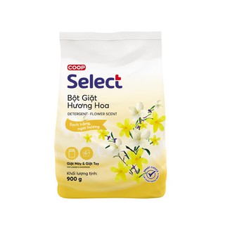 Bột giặt Coop Select hương hoa 900g