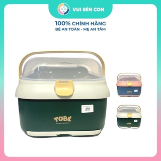 Giá úp bình sữa có nắp đậy binky plus cao cấp - an toàn tiện dụng cho bé - chính hãng tobé