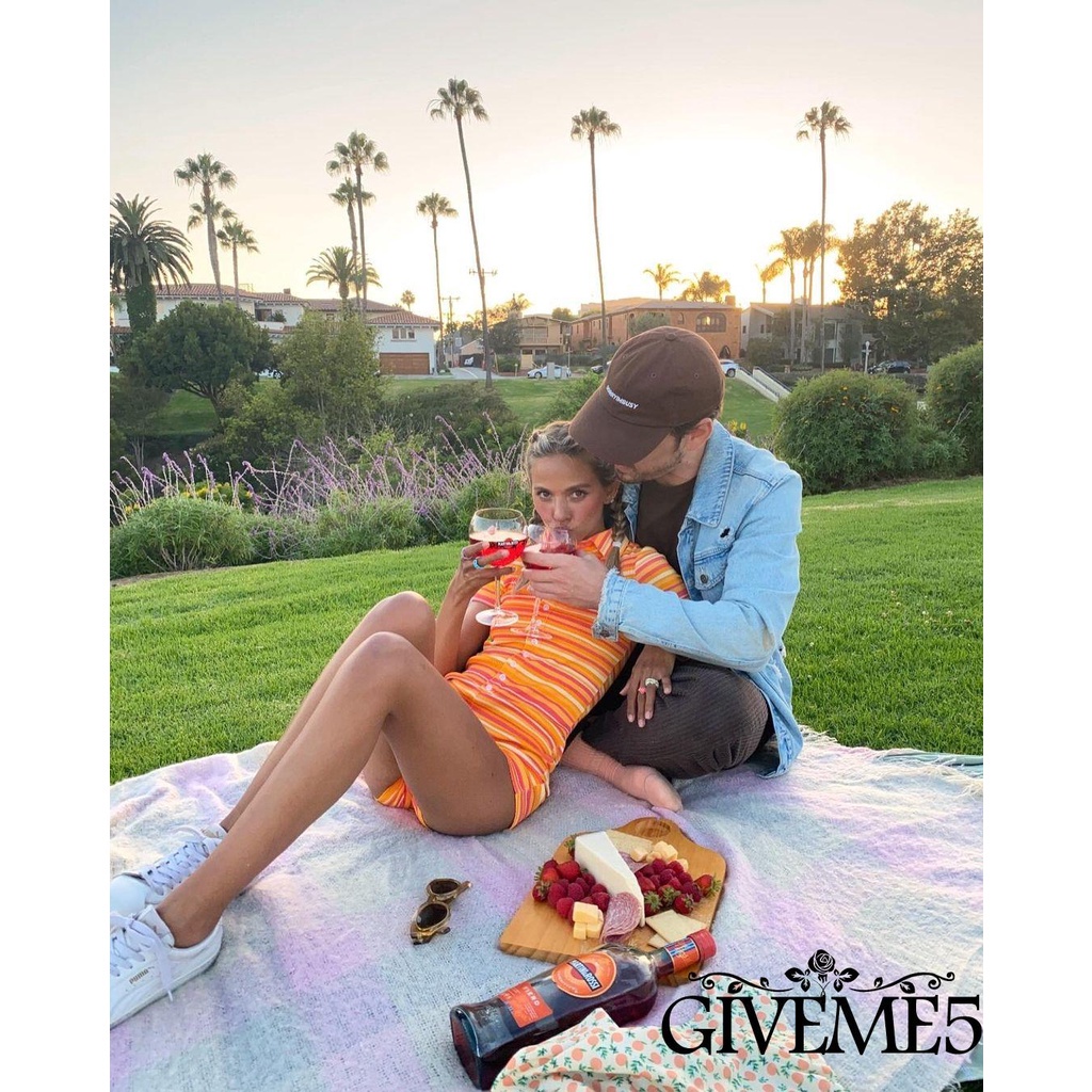 Bộ Áo Liền Quần Tay Ngắn Họa Tiết Kẻ Sọc Thời Trang Mùa Hè Cho Nữ | BigBuy360 - bigbuy360.vn