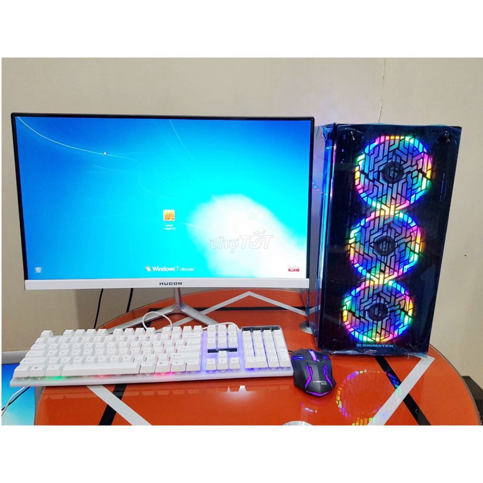 Bộ máy tính PC Game + Màn  FullHD 24 inch i7 /i5 /i3 chơi PUBG mobile, PUBG lite, LOL, CF đột kích, Fifa, Cs + Quà | BigBuy360 - bigbuy360.vn
