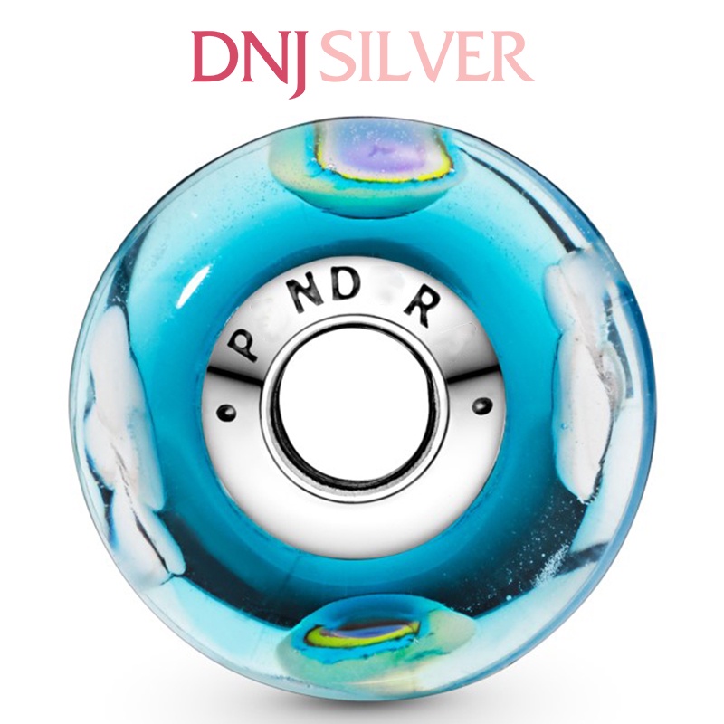 Charm bạc 925 cao cấp, hàng chuẩn bạc - Charm Glass Rainbow Murano thích hợp để mix vòng tay charm - DN184