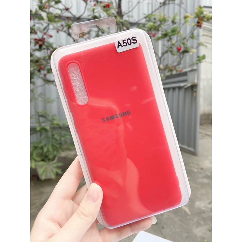 Ốp lưng samsung CHỐNG BẨN LOGO TÁO FULL VIỀN DÀNH CHO SAMSUNG A50S