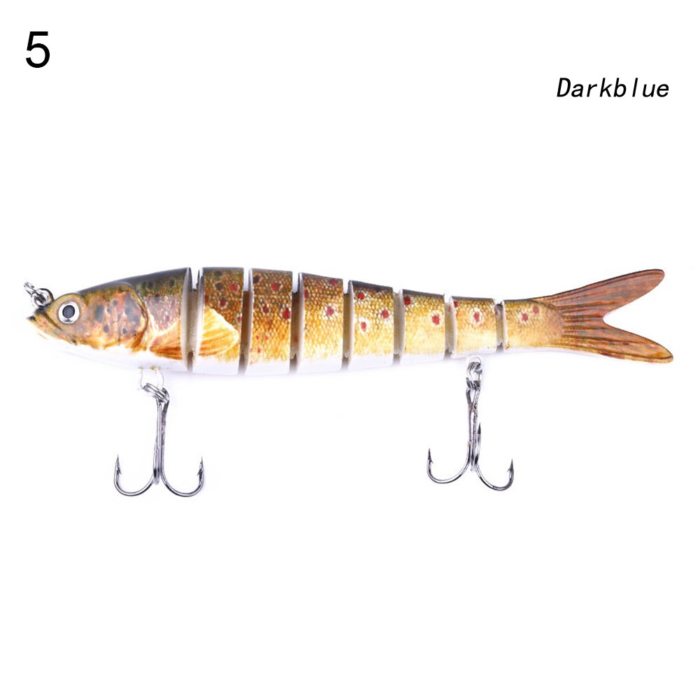 Mồi Câu Cá Giả 3D 13.7cm 27g Nhiều Khớp Nối Kèm Móc Câu