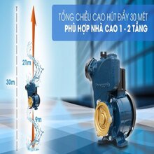 Chính Hãng- Máy Bơm Nước Đẩy Cao Panasonic GP-129JXK-SV5 (125W)- Bảo Hành 12 tháng