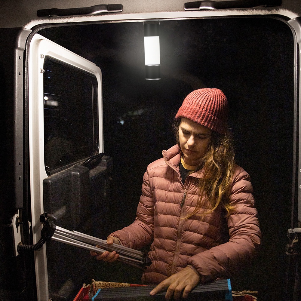 Đèn LED Thiết Kế Ống Lồng Kèm Giá Đỡ Ba Chân Đa Năng Tiện Dụng Mang Theo Dã Ngoại