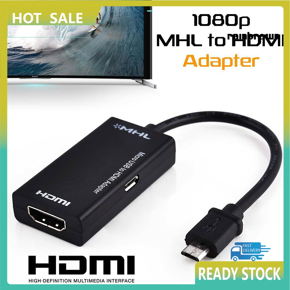 Bộ Chuyển Đổi Hdmi Từ Rxl / S2 Mhl Micro Usb Sang Hd 1080p Cho Android Samsung Huawei