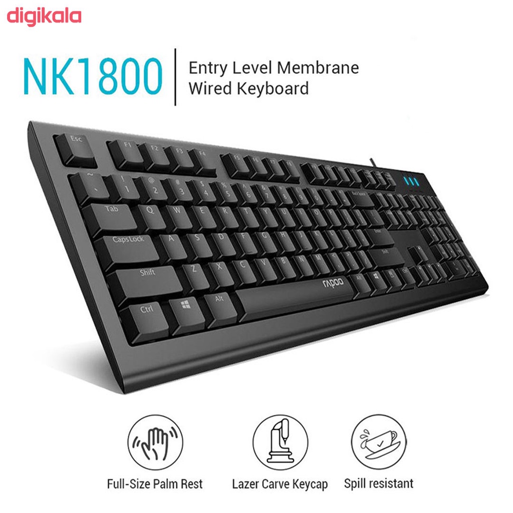 Bàn phím - Keyboard Rapoo NK1800