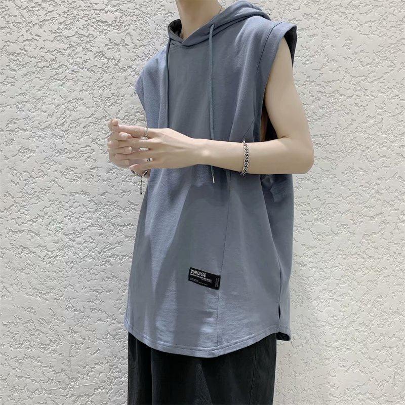 Áo Hoodie Thể Thao Không Tay Dáng Rộng Cỡ Lớn Thời Trang Dành Cho Nam | BigBuy360 - bigbuy360.vn