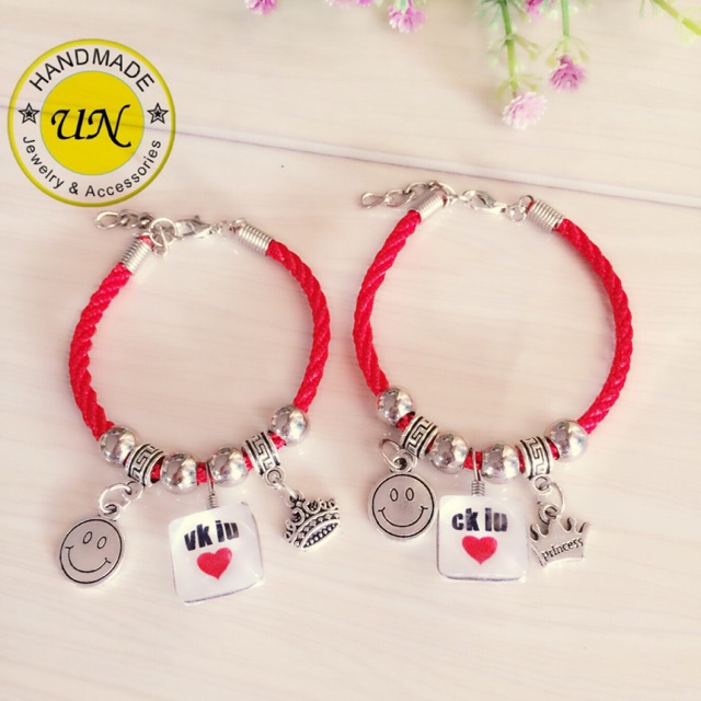 Vòng tay HandMade cặp đôi ck iu vk iu