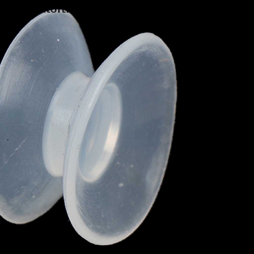 Set 10 Đệm Hút Chân Không Hai Mặt Bằng Nhựa Trong Suốt Cho Giá Đỡ Cốc Hút Chân Không