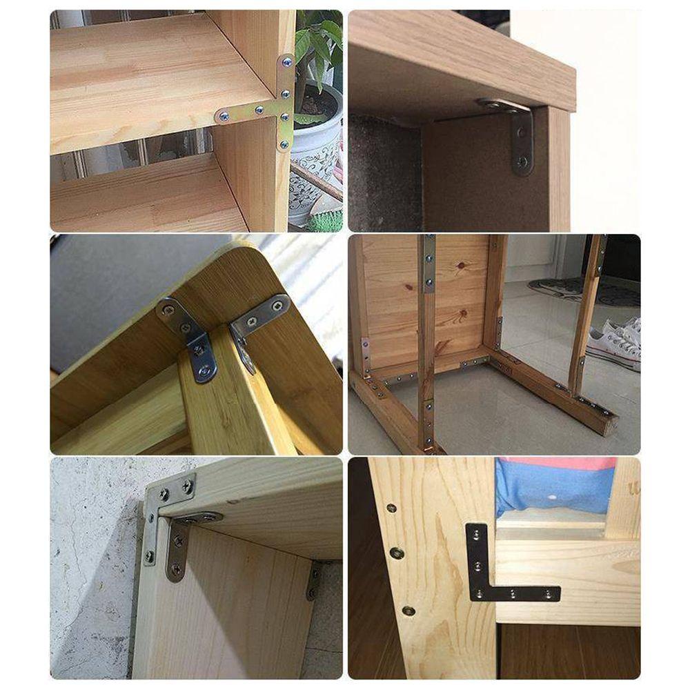 Set 10 Phụ Kiện Cố Định Góc Cạnh Bằng Thép Không Gỉ