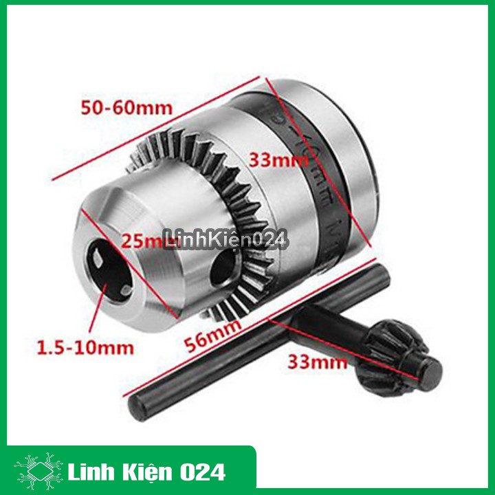 ĐẦU KẸP MŨI KHOAN 3 CHẤU BRIED 0.6-6MM