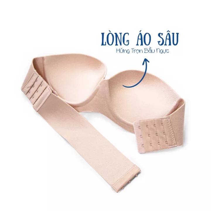 Áo Ngực GV Cúp Ngang, Áo Ngực Không Gọng, Áo ngực Không Dây Quây Ngang [Có Kèm 2 Dây Lưng]