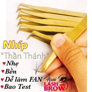 Nhíp Nối Mi Volume Nhẹ Êm - Dòng nhíp chủ lực Hani -  Hỗ trợ tạo fan đơn giản siêu nhanh