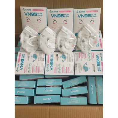 HỘP 10 KHẨU TRANG VN95 CHO BÉ, KHẨU TRANG Y TẾ CHO BÉ