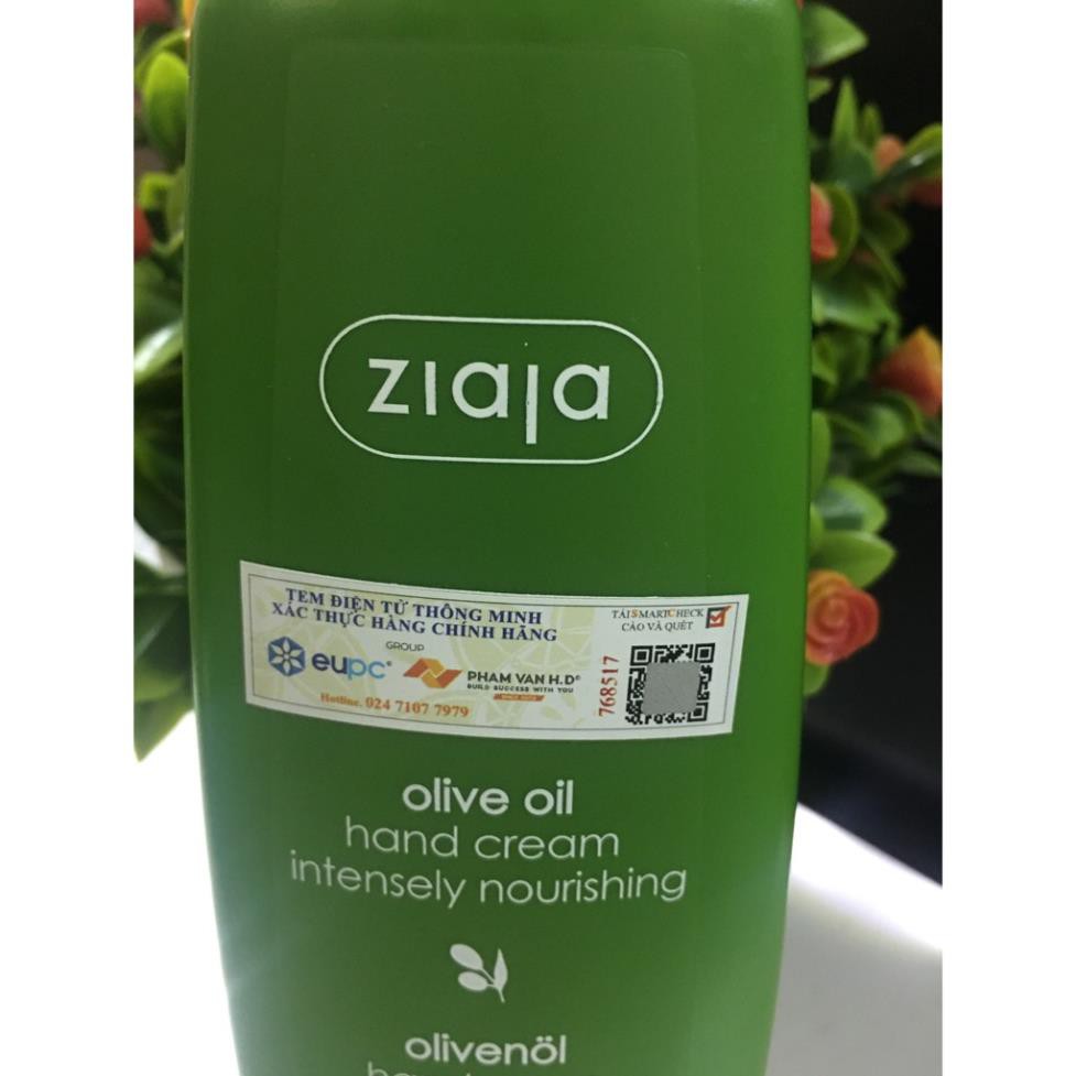 Kem dưỡng bàn tay & móng dầu ô liu - Ziaja Olive oil Hand cream intensely nourishing