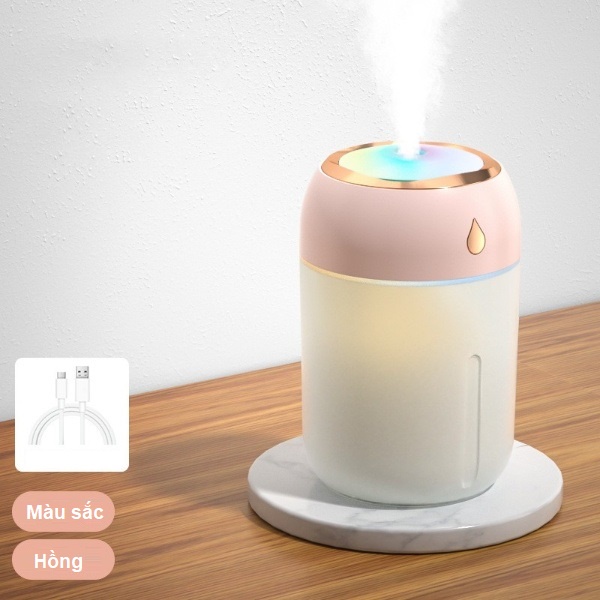 Máy phun sương mini, xông tinh dầu, khuếch tán tinh dầu, tạo độ ẩm không khí hình giọt nước Chuby Shop