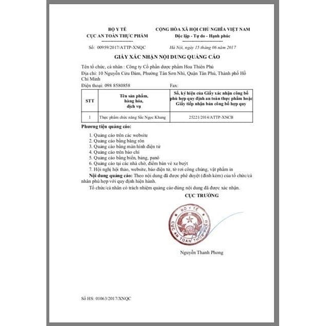 (Chính Hãng)_Viên Uống Sắc Ngọc Khang_Tạm Biệt Tàn Nhang, Xua Tan Vết Nám (60v/hộp) | BigBuy360 - bigbuy360.vn