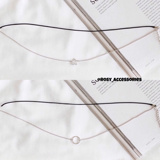 ROSY - CHOKER 2 DÂY MẶT HÌNH HỌC (ẢNH THẬT Ở CUỐI!!!!)