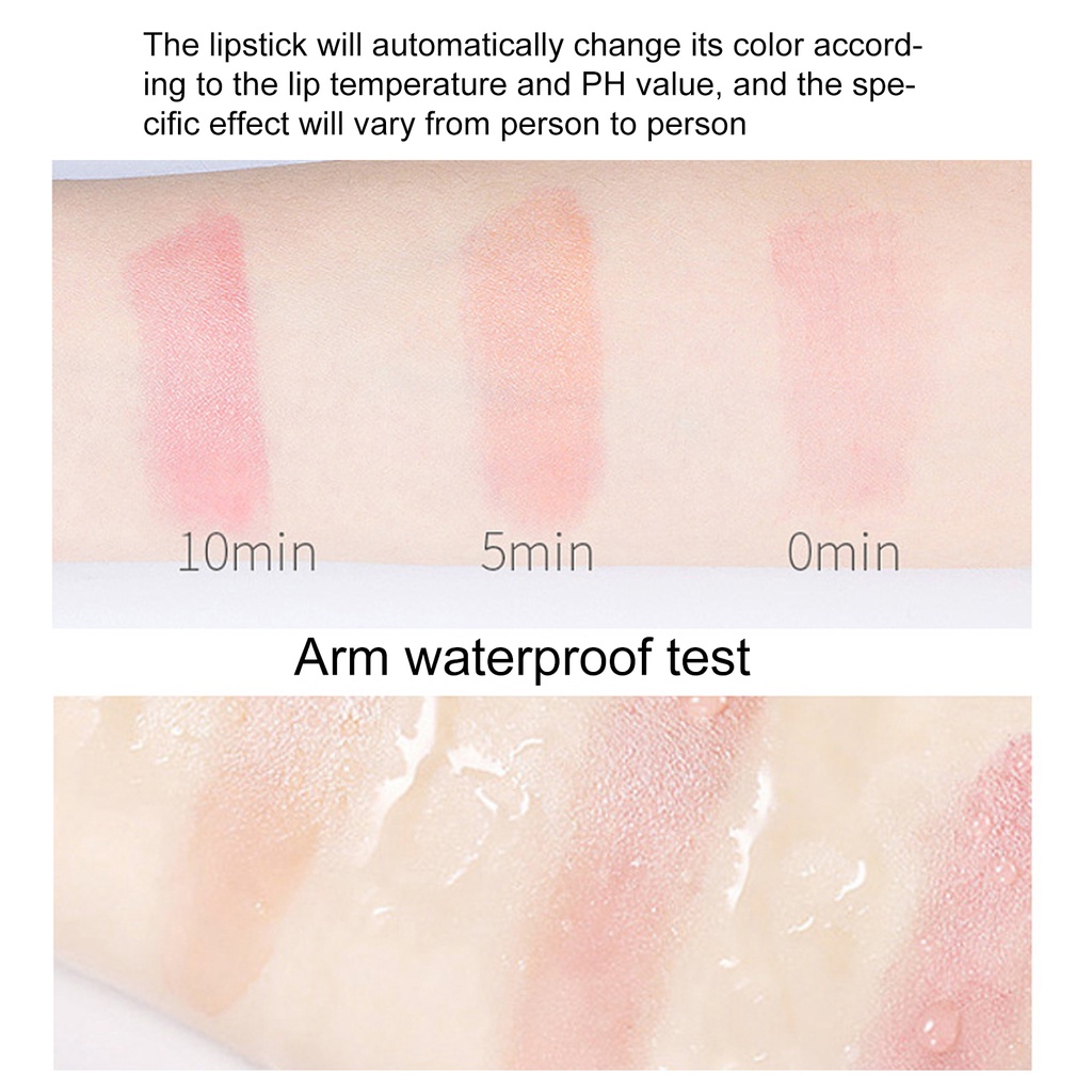 Son Dưỡng Môi beautymart 3g Thay Đổi Màu Sắc Chống Nước Giữ Màu Tốt Bền Lâu Trôi