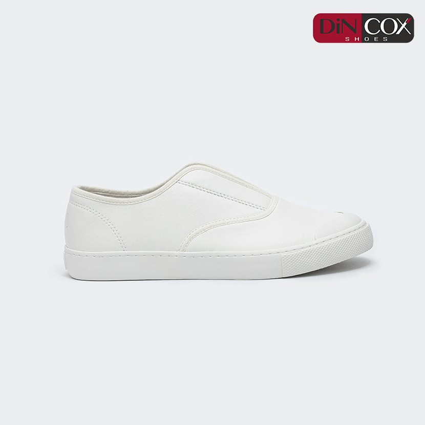 Giày Lười Da Slip On  Dincox C12 White Sang Trọng Lịch Lãm