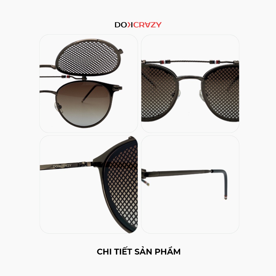 Kính mát  DOKCRAZY ASMA nắp gập chống UV400 độc dị hot trend hè 2022