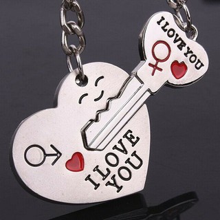 Móc khóa tình nhân I Love You cặp đôi hoàn hảo