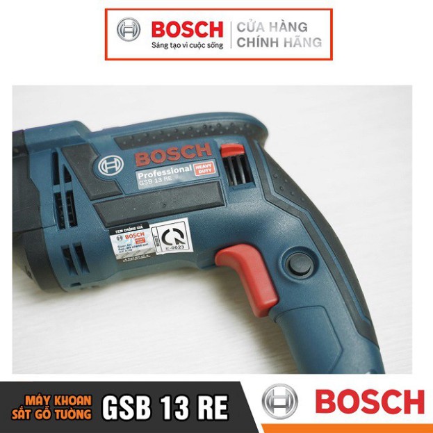 [HÀNG CHÍNH HÃNG] Máy Khoan Động Lực Bosch GSB 13 RE FREEDOM SET 100 Món Phụ Kiện - Khoan Được Tường