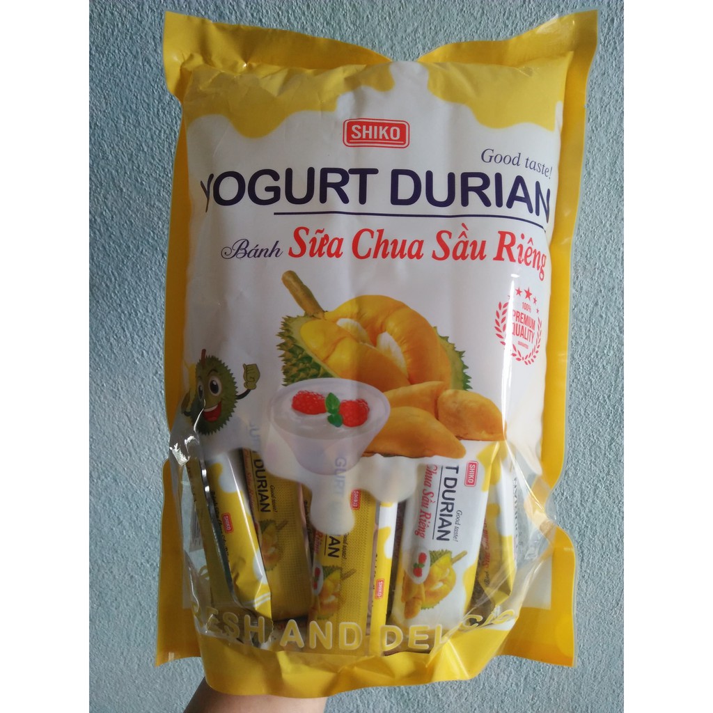 BÁNH SỮA CHUA SẦU RIÊNG SHIKO GÓI 300g