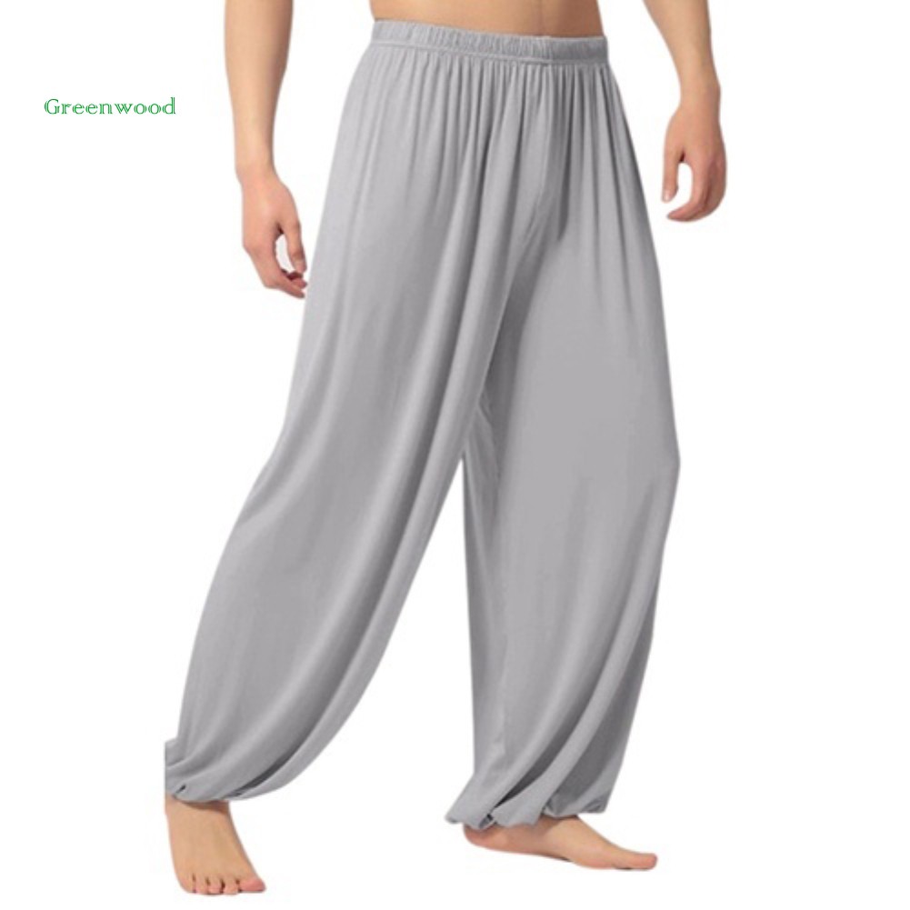 Quần Baggy Dài Màu Trơn Tập Yoga / Nhảy Bụng Thời Trang Cho Nam