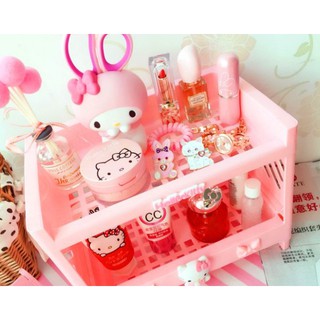 KỆ ĐỰNG BÀN TRANG ĐIỂM HÌNH KITTY