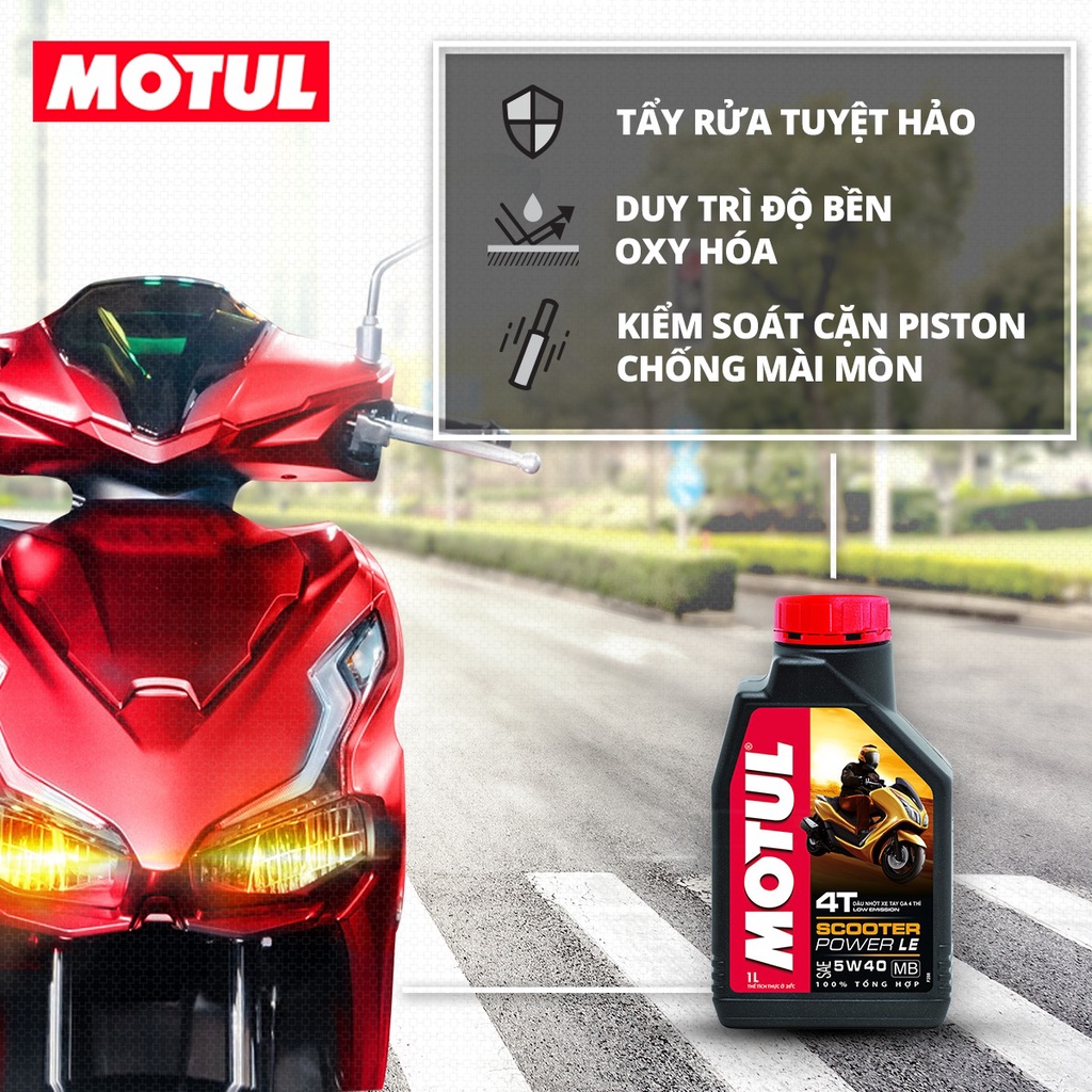 Nhớt motul scooter - nhớt xe tay ga motul 0.8l , nhớt dành cho xe tay ga, scooter power , scooter expert , scooter le
