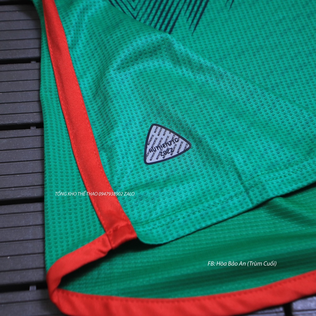 Bộ quần áo đá banh ĐT Mexico màu xanh lá mùa 2022/2023 hàng cao cấp