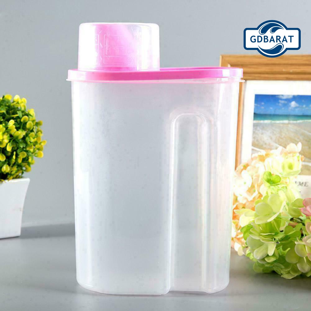 (Hàng Mới Về) Hộp Đựng Bảo Quản Thực Phẩm Trong Suốt 1.9 / 2.5l