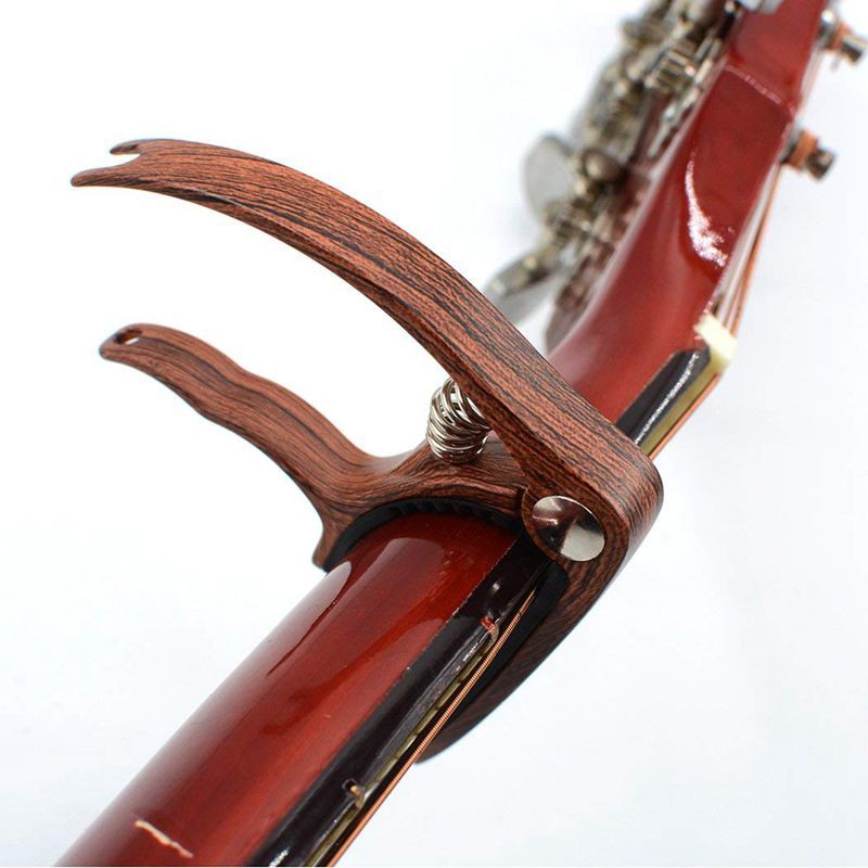 Capo kẹp cần đàn guitar bằng gỗ