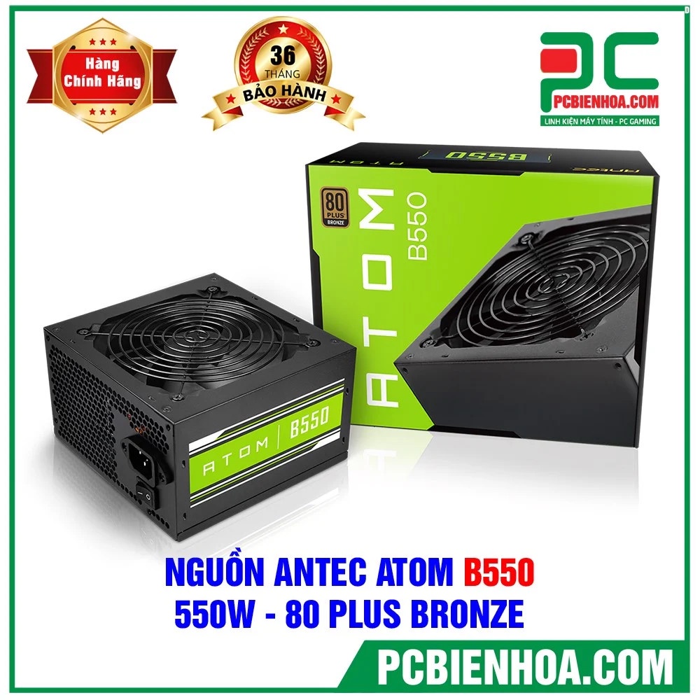 Nguồn máy tính Antec Atom B550 80 Plus Bronze