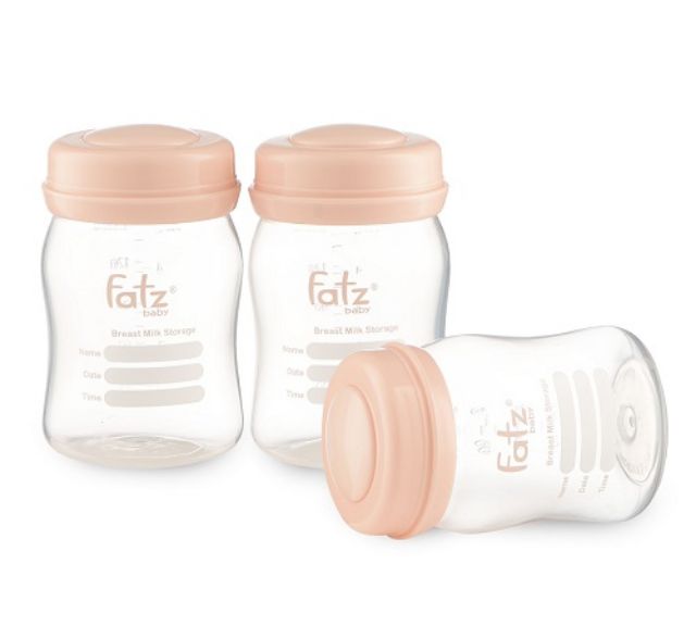 (Thái Lan) Bộ 3 bình trữ sữa 150ml FatzBaby FB0120N