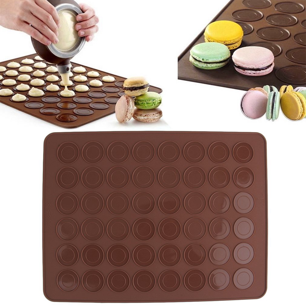 Tấm Silicon Làm Bánh Macaron 48/30 Lỗ Tiện Dụng