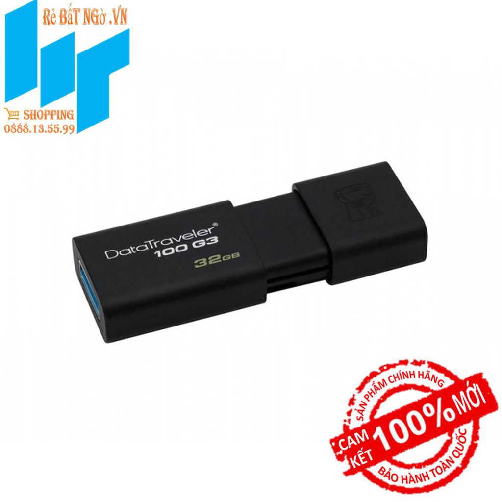 USB 3.0 32GB DT100G3 BH 60T | BigBuy360 - bigbuy360.vn