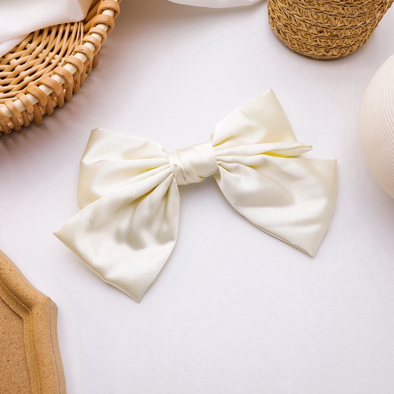 Kẹp Tóc Hình Nơ Màu Sắc Ngọt Ngào Phong Cách Hàn Quốc Dễ Thương Cho Nữ