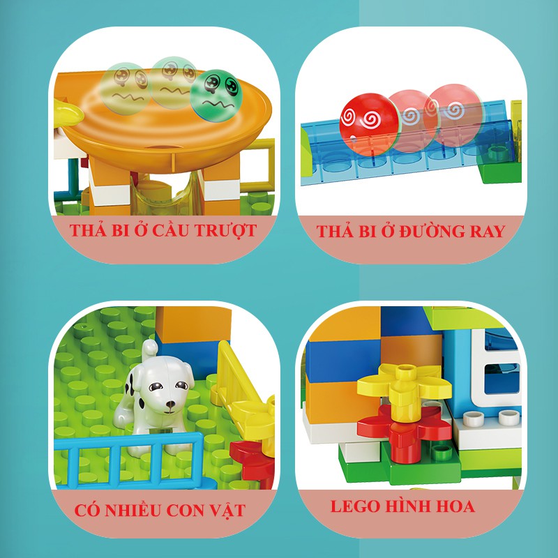 Bộ Xếp Hình Lego Duplo Khu Vườn, Cầu Trượt Vui Nhộn 243 Chi Tiết