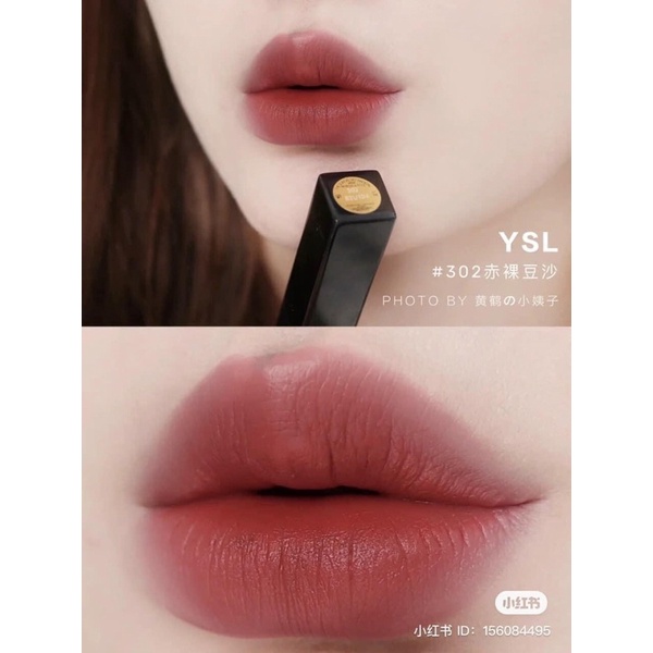 Son YSL SLIM VELVET RADICAL vỏ đen màu 301, 302