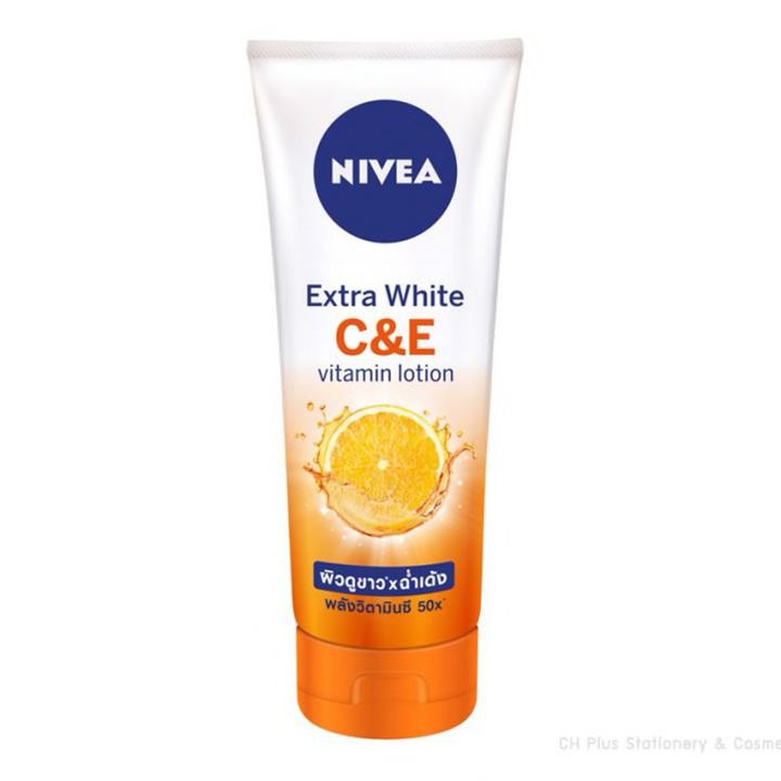 Sữa dưỡng thể dưỡng trắng Nivea Extra White C&amp;E Vitamin Lotion 180ml - Đức Chính Hãng
