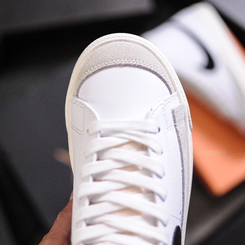 Giày Sneaker Nike_Blazer Mid 77 Vintage White Black Cao, Thấp Cổ, Dáng Thể Thao Phối Màu đẹp Cao Cấp, full box