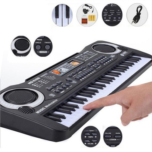 Đàn piano điện tử 61 phím cho bé yêu Dùng Pin Hoặc Nguồn điện trức tiếp